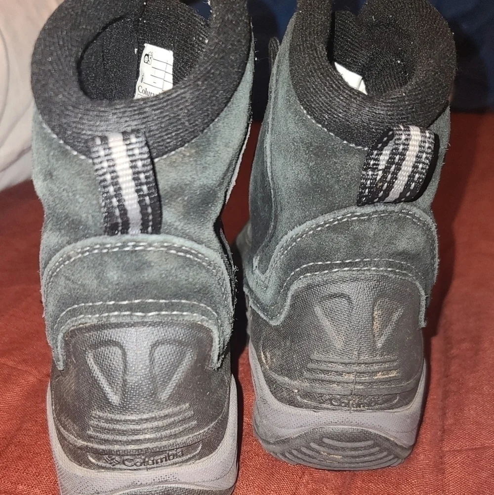 𝅺COLUMBIA Bugaboot Omni Kids Shoes Boots Waterproof Black Size 4